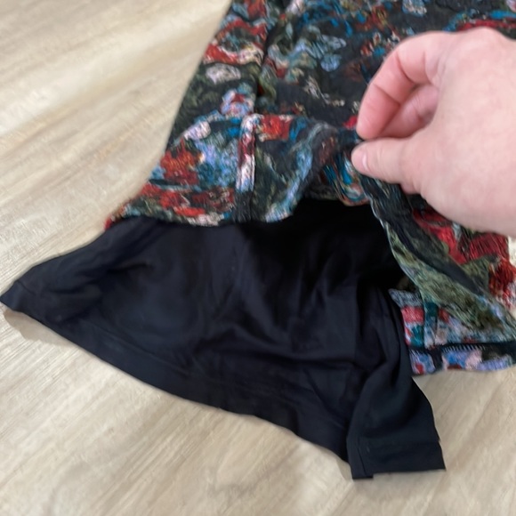 NWT- FREE PEOPLE Floral Tight Fit Dress with Lace Bodice & Straps. Size XS - Picture 10 of 12